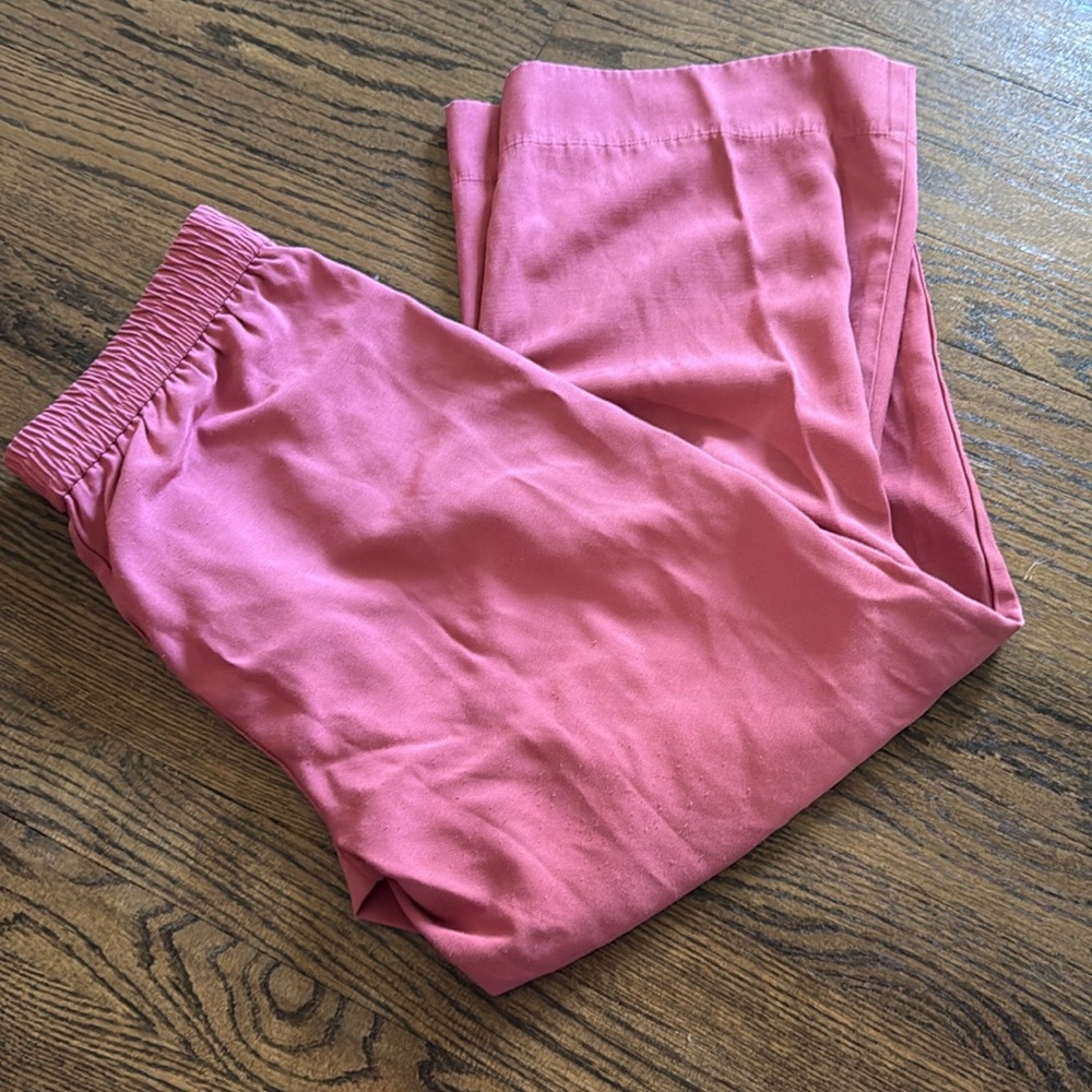 Ann Taylor Rose Elastic Waist Pants
